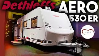 🔝 Dethleffs Aero Up! 530 ER | Hubbett über der Rundsitzgruppe | Wohnwagen Neuheiten 2022 | GÜMA TV