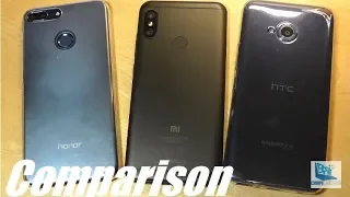 Comparison: Xiaomi Mi A2 Lite vs Honor 9 Lite, HTC U11 Life