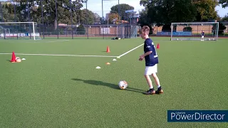 Fußballtraining mit Kindern - Variationen im Torschusstraining