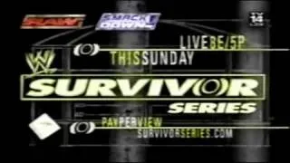 WWE Survivor Series 2002 Commercial