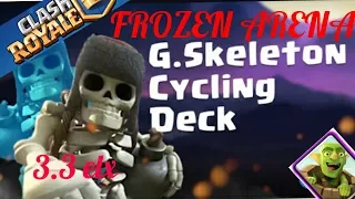 GIANT SKELETON CYCLE ULTIMATE ANTI-META DECK!!3.3 ELX[100% WIN RATE] Ladder Destroyer- Clash Royale