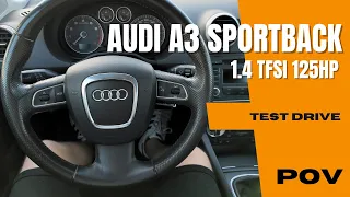 Audi A3 Sportback 8p 2011 (1.4 TFSI 125HP) | 4K POV Test Drive