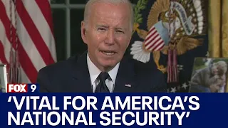Biden uses oval office speech to declare backing of Israel