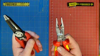 Knipex Elektro-Installationszange vs. Milwaukee Kombinationszange für Elektriker #178
