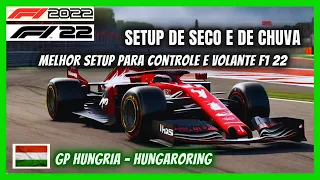 F1 22 MELHOR SETUP DE SECO E CHUVA GP HUNGRIA HUNGARORING BUDAPEST - F1 2022 - #AndréLéoShark