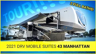 2021 DRV Mobile Suites 43 Manhattan 2 Bedroom 2 Bathroom Luxury Full Time Camper at Southern RV, GA