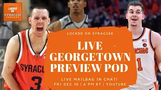 PERFECT BUDDY BOEHEIM BOUNCE BACK SPOT!? Syracuse Basketball Renews Its Georgetown Rivalry! 12/10