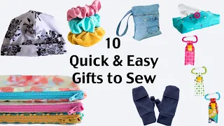 10 Quick and Easy Gifts to Sew