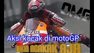 Video aksi kocak para raider motogp sampai bikin ngakak sakit perut