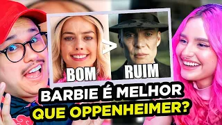 Será? KKKKK “Barbie é MUITO melhor que Oppenheimer” do Seijinho