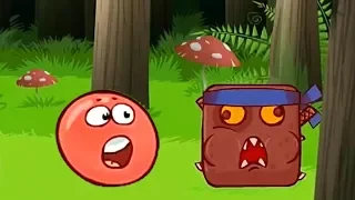 Приключения КРАСНОГО ШАРИКА 6! RED BALL 4! ШАРИК и БОСС-НИНДЗЯ! NINJA BOSS FIGHT! Cartoon!