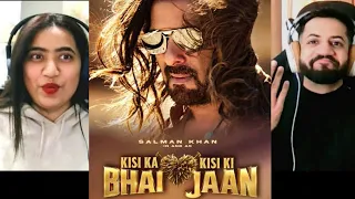 Kisi Ka Bhai Kisi Ki Jaan - Official Trailer | Salman Khan, Venkatesh D, Pooja Hegde | Reaction
