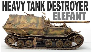 HEAVY TANK DESTROYER scale 1:35 / Panzerjäger Tiger P Elefant Sd.Kfz. 184