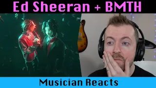 Musician reacts to ED SHEERAN Bad Habits feat. BRING ME THE HORIZON