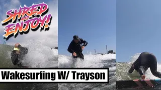 Wakesurfing W/ Trayson -- Trying Out a New GoPro Mount