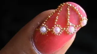 How to do pearl nail designs!