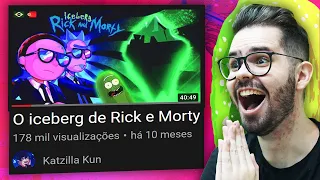 Pai Troll reagindo ao ICEBERG DE RICK E MORTY