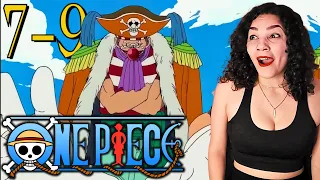 One Piece Anime episodes 7-9 Reaction | Orange Town | East Blue