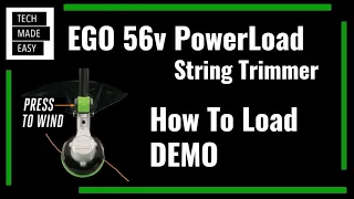 How to load or reload string on the EGO Powerload Trimmer Super Quick