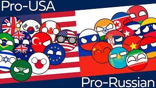 Countryballs Marble Race USA vs Russia | Marble Race Duels NATO EU vs Russia China