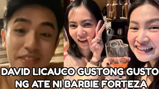 David Licauco GUSTONG MAGING BAYAW Ng ATE Ni Barbie Forteza!?