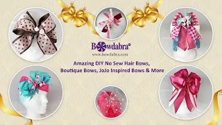 Amazing DIY No Sew Hair Bows, Boutique Bows, JoJo Inspired Bows & More