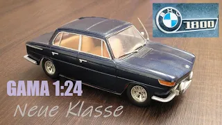 #28 BMW e115 1800 TI Neue Klasse - 1:24 GAMA - Presentation of Restored vintage 1960's model