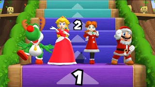 【マリオパーティ9】かちぬきバトルヨッシーVsピーチVsデイジーVsマリオ(COM最強 たつじん)