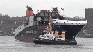 Mv Loch Seaforth in the Flensburger Shipyard production line