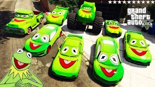 GTA 5 - Stealing Kermit Cars With Franklin | (Real Life Cars #113)