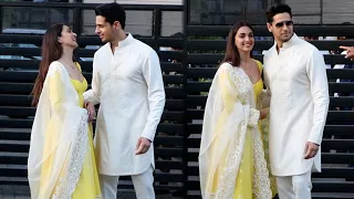 Cute Kiara Advani and Sidharth Malhotra FIRST VIDEO in Public after Marriage as Husband and Wife