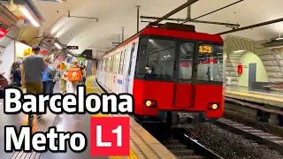 ⁴ᴷ⁶⁰ Exploring Barcelona Metro Line L1