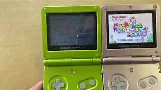 The difference between the 2 models of GBA SP