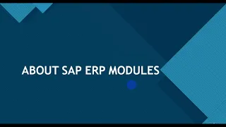 SAP ERP New User Training