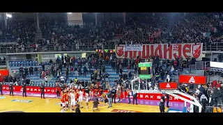 Kup Radivoja Koraća prvo polufinale pozdrav igrača sa DELIJAMA