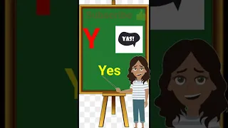 Five words start with letter Y With Spelling.#educationalvideosforkids ,#kidsstudy