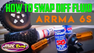 How to Change Diff Fluids RC, Arrma 6s Diff Tips🔸NOTE:Use 50&20k diff fluid NOT 50&20wt🔸