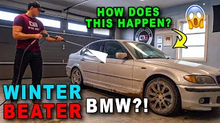 Cleaning The ULTIMATE Winter Beater Car?! | Awesome Owner Reaction! | The Detail Geek