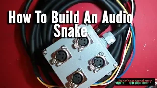 Audio Snake Build, Mono Price 4 Channel XLR Snake Mod