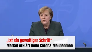 Lockdown verlängert: Angela Merkel erklärt die neuen Corona-Maßnahmen