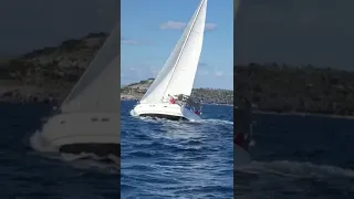 Segeln unter Vollzeug Bavaria 46