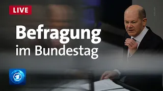 Bundestag befragt Olaf Scholz (SPD)