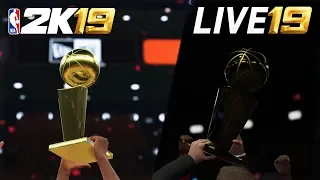 NBA 2K19 vs NBA LIVE 19 Finals Celebration Comparison