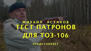 Тест патронов тоз 106