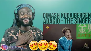 DIMASH KUDAIBERGEN - ADAGIO (THE SINGER LIVE) | REACTION!!!