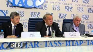 Владимир Фортов на пресс-конференции в ИТАР-ТАСС 8 июля 2013 года