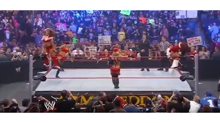 WWE Armageddon 2008│8 Divas Santa's Little Helpers Tag Team Match