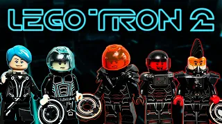 Minifigs Made & Foundations Laid for my LEGO TRON MOC!