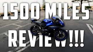 1500 Miles on my Yamaha R7 II Review II Motovlog