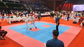 Ukraine Kyiv Karate Championship 2024 второй поединок. #kyokushin #karate #punch